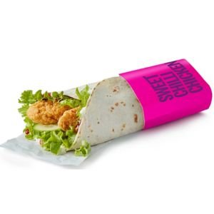 Crispy Sweet Chilli Chicken Wrap