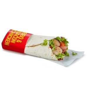 Grilled BBQ & Bacon Wrap