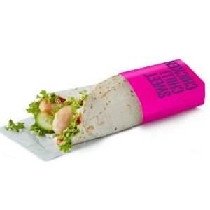 Grilled Sweet Chilli Chicken Wrap