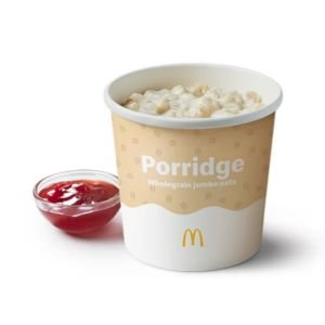 Porridge with Strawberry Jam